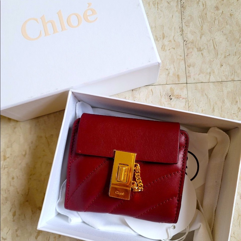 Chloe Plum Wallet (New)